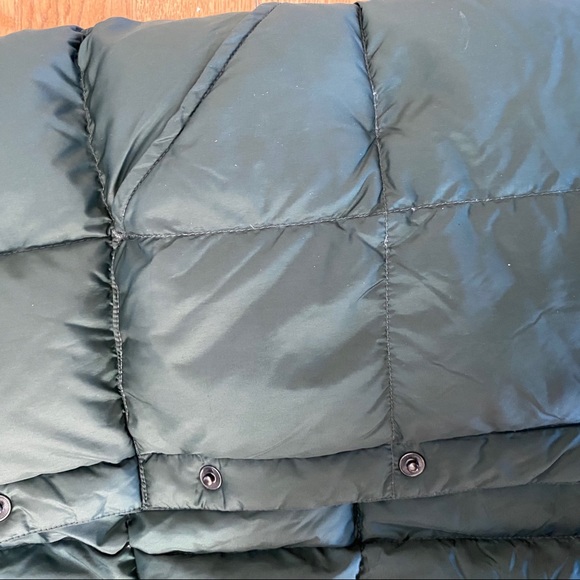 Lands End Down dark green puff vest - Picture 3 of 4